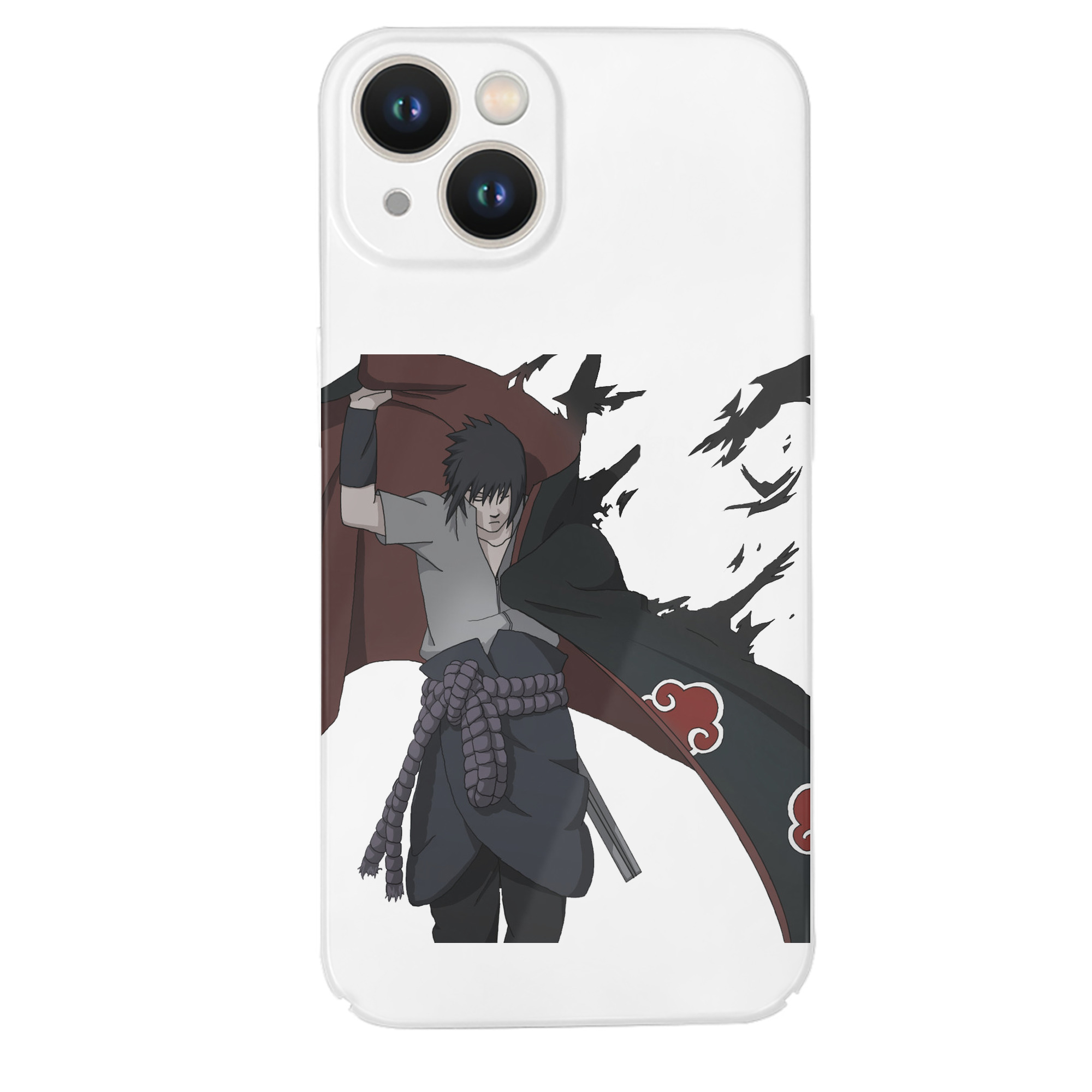 （画像用） NARUTO -ナルト- うちは サスケ Uchiha Sasuke 【iPhone 14シリーズ対応】ハードケース